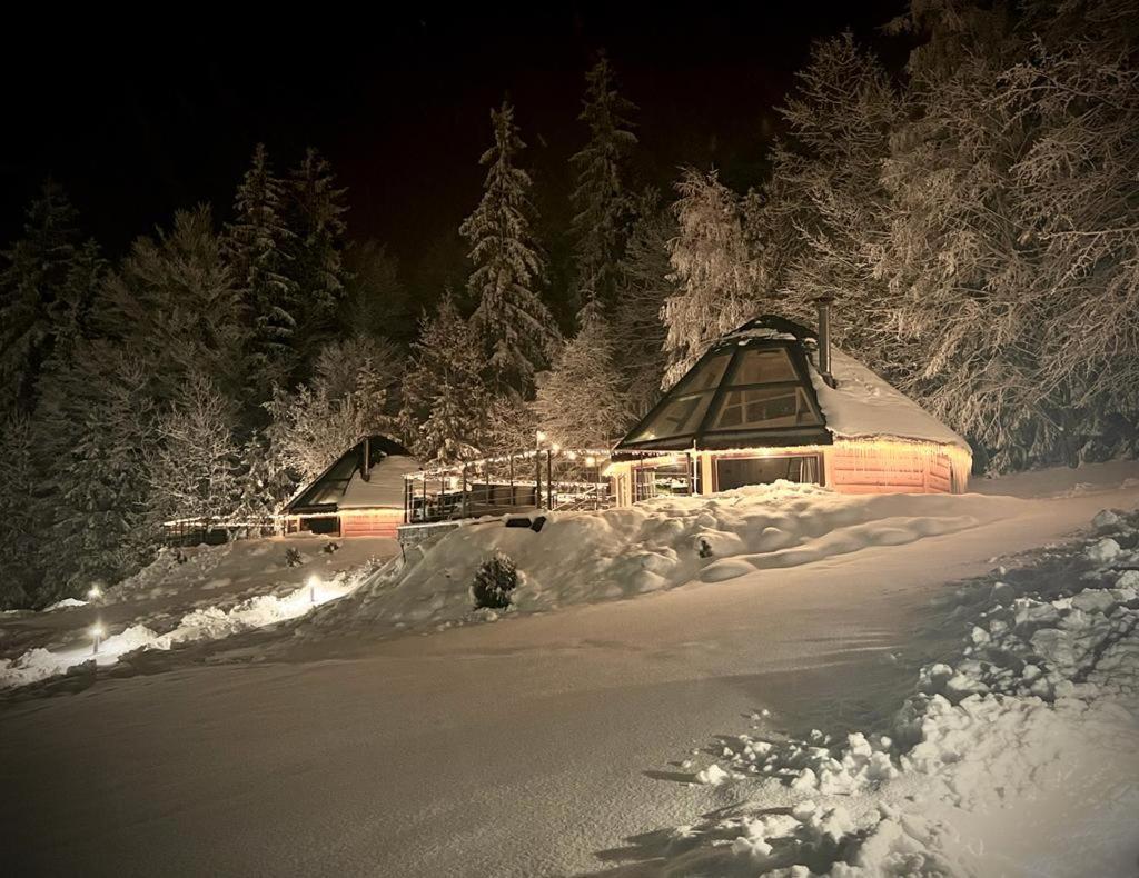 Osada Poli Koniakow - Panoramiczny Domek Nr 2 Z Prywatna Balia I Hydromasazem Esterno foto